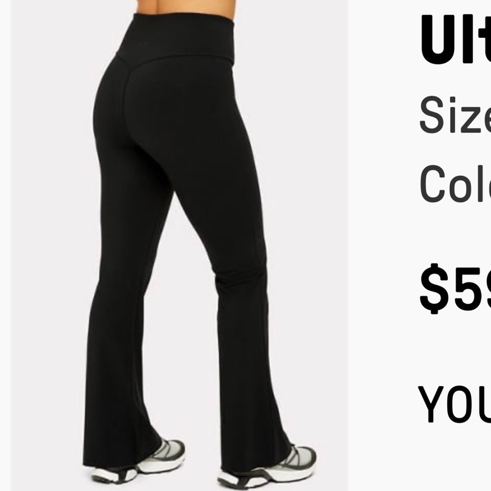 Yitty Ultra-Smooth Flare Legging Black